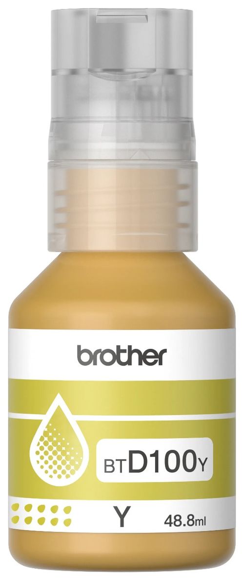 Botella De Tinta Brother Btd100ymex 5000 Pag