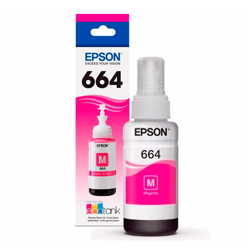 Botella De Tinta Magenta Epson T664320-Al -1021740