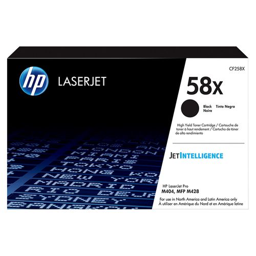 Cf258x Hp 58X High Yield Black Laserjet