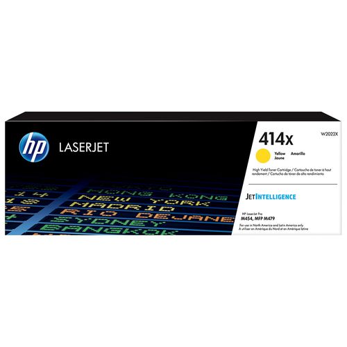 W2022x Cartucho De Toner Hp 414X Amarill