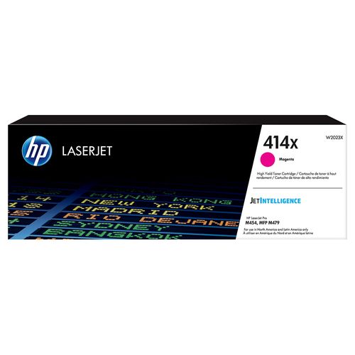 W2023x Cartucho De Toner Hp 414X Magenta