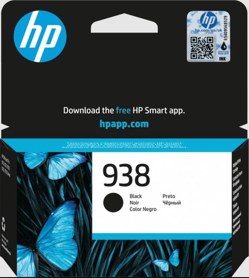 4S6x8pl Hp 938 Black Original Ink Cartridge