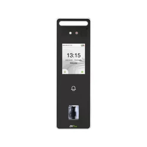 Control De Acceso Zkteco Con Rec Facial 500 Rostros 3000 Huella Ext Ip65 Y Adms Speedface V3l Wifi