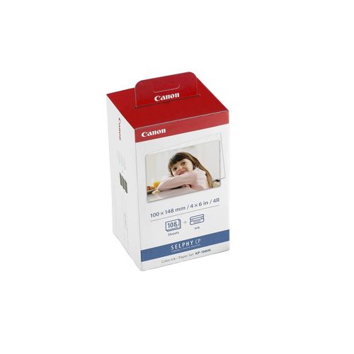 Kit De Tinta Y Papel Canon Kp-108In