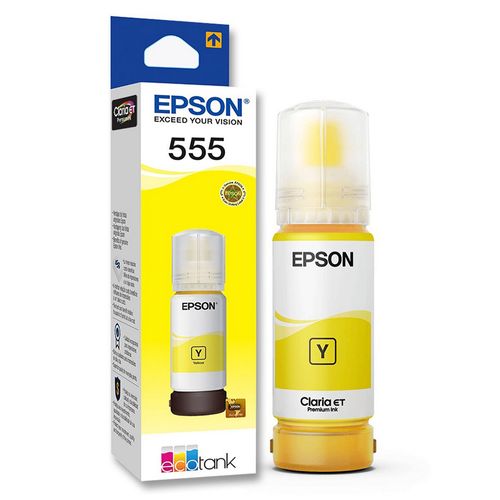 Botella De Tinta Amarilla Epson Pigmentada L8180 T555420-Al - 1053031