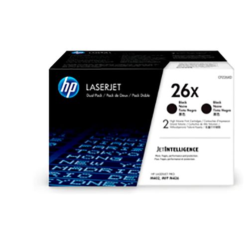 Cf226xd Hp 26X Black 2-Pack Toner Cartri
