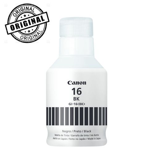 Botella De Tinta Canon Gi-16 Bk
