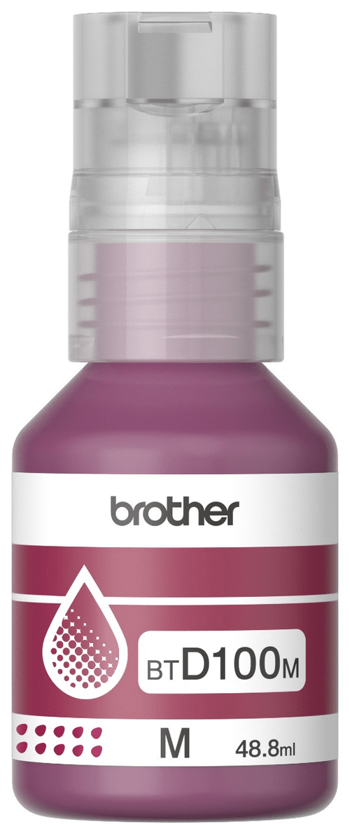 Botella De Tinta Brother Btd100m 5000 Pag